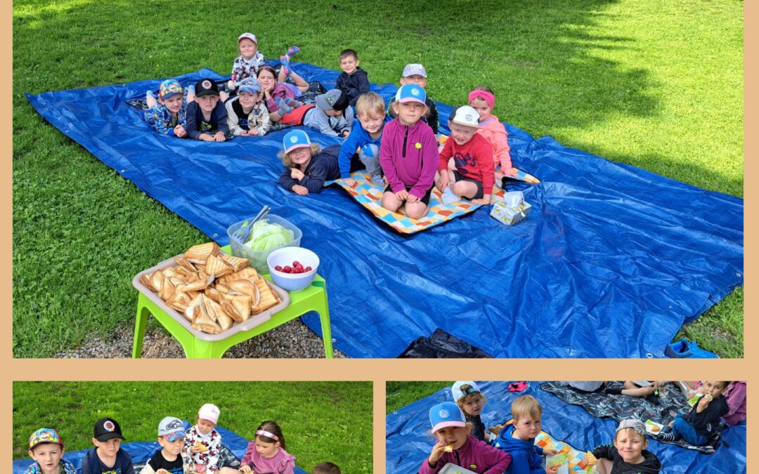 ŠKOLKA SI UDĚLALA NA ZAHRADĚ PIKNIK V TRÁVĚ 🥪🌞😊
